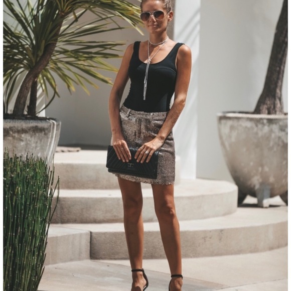 vici sequin skirt